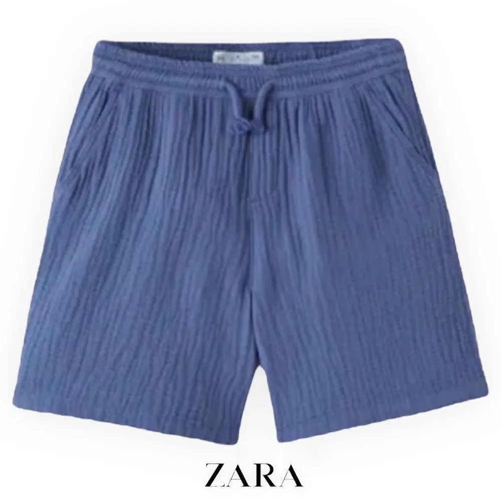 ZARA Kids | Blue | TEXTURED SHORT